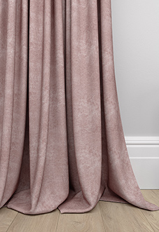 Florence Faux Suede, Petal Pink - Made to Measure Curtains